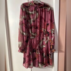 Nine West Pink and Red Dress